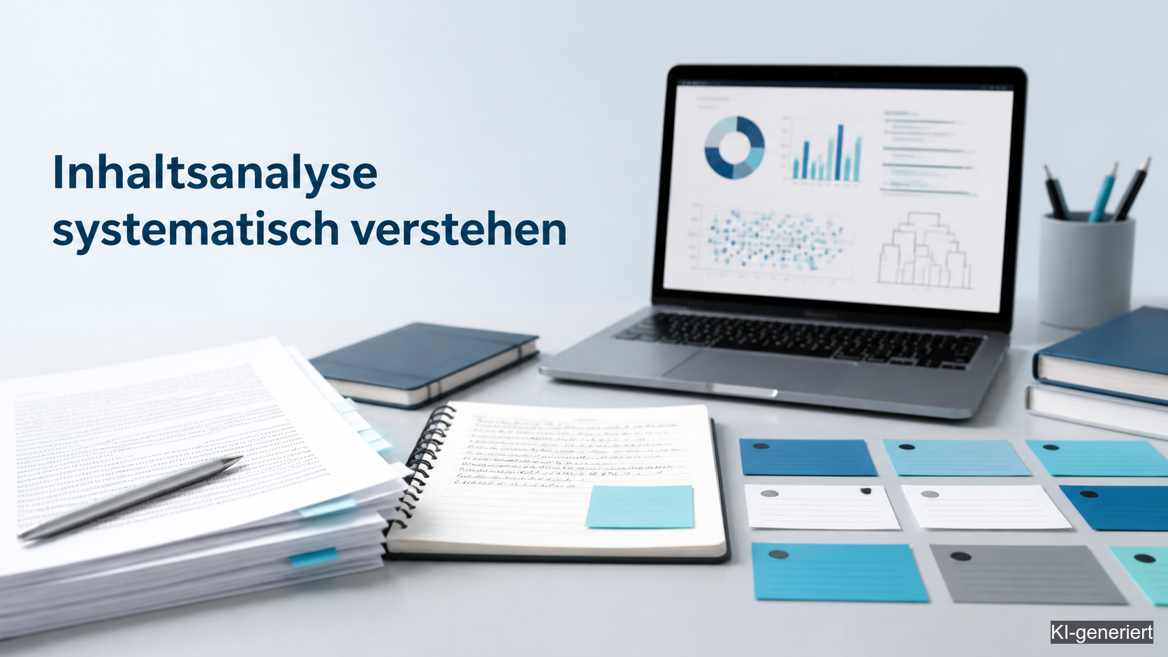 Inhaltsanalyse systematisch verstehen (KI-generiert)