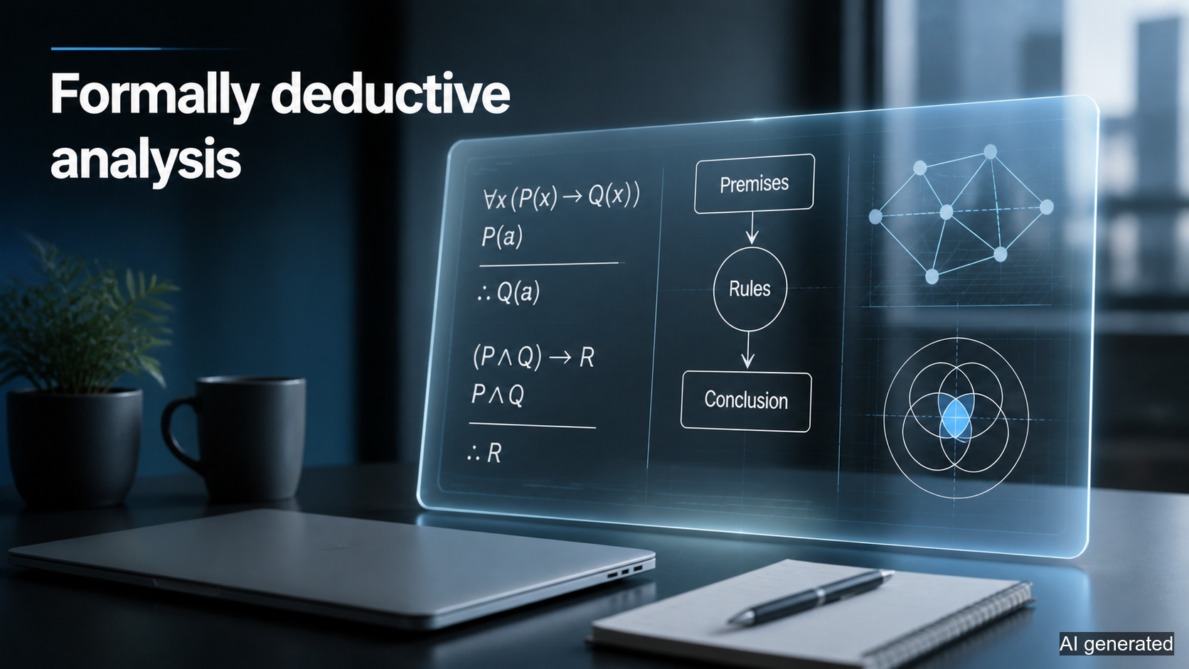 Formally deductive analysis (AI generated)