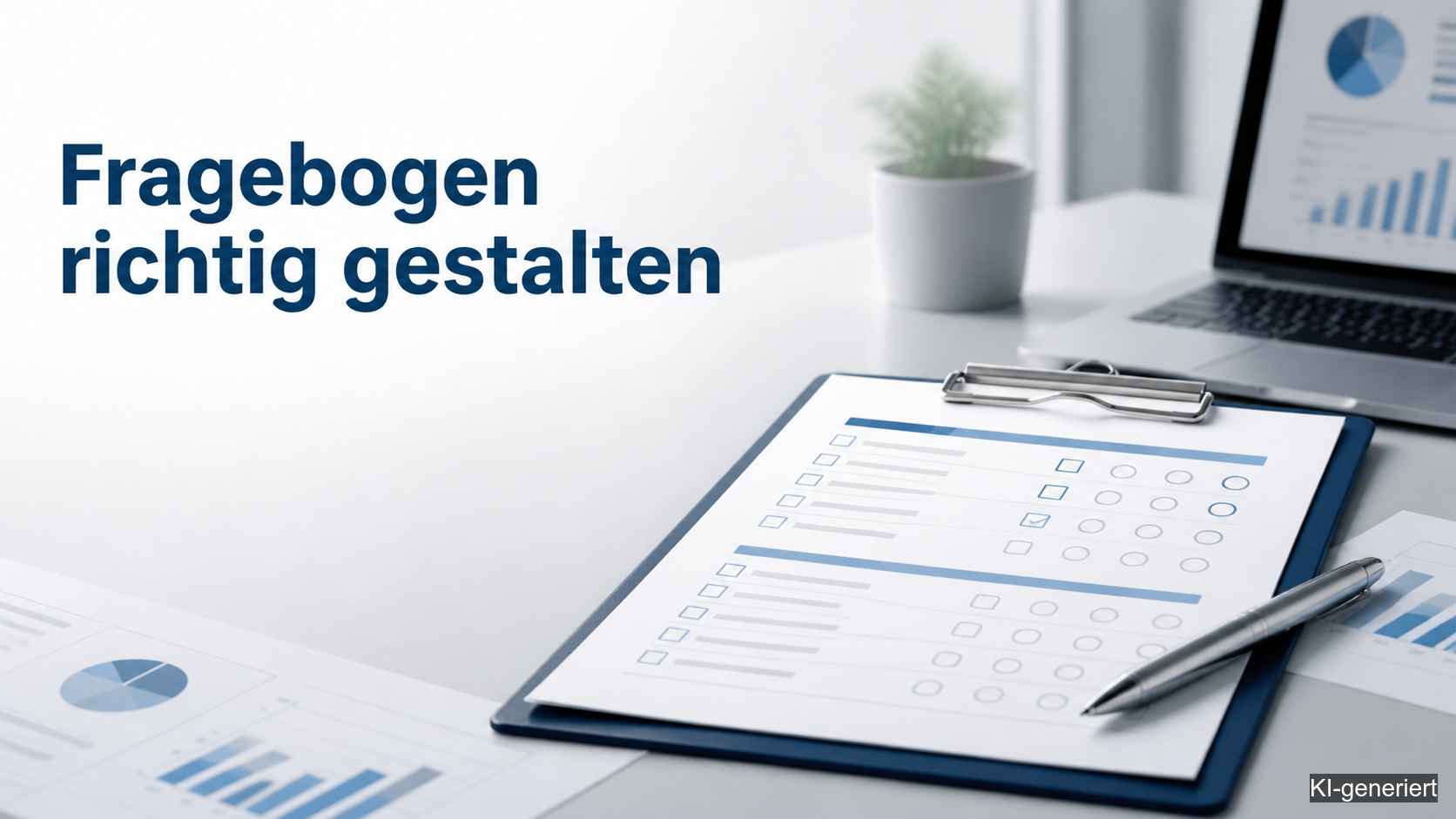 Fragebogen richtig gestalten (KI-generiert)