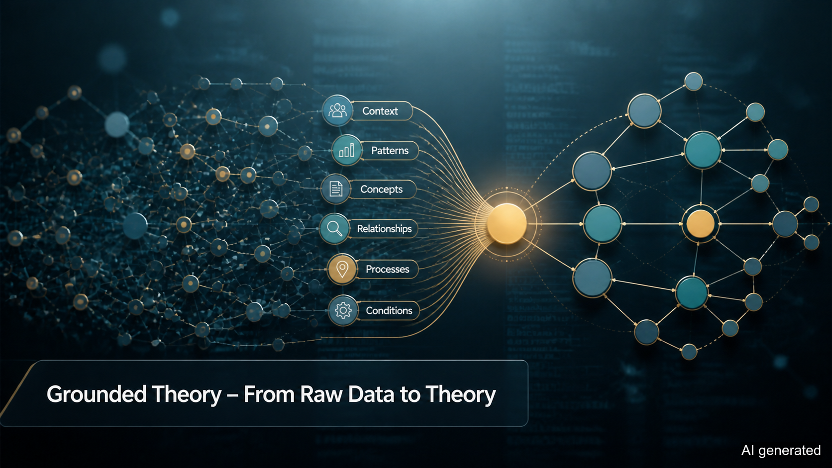 Grounded Theory: From Raw Data to Theory (AI generated)