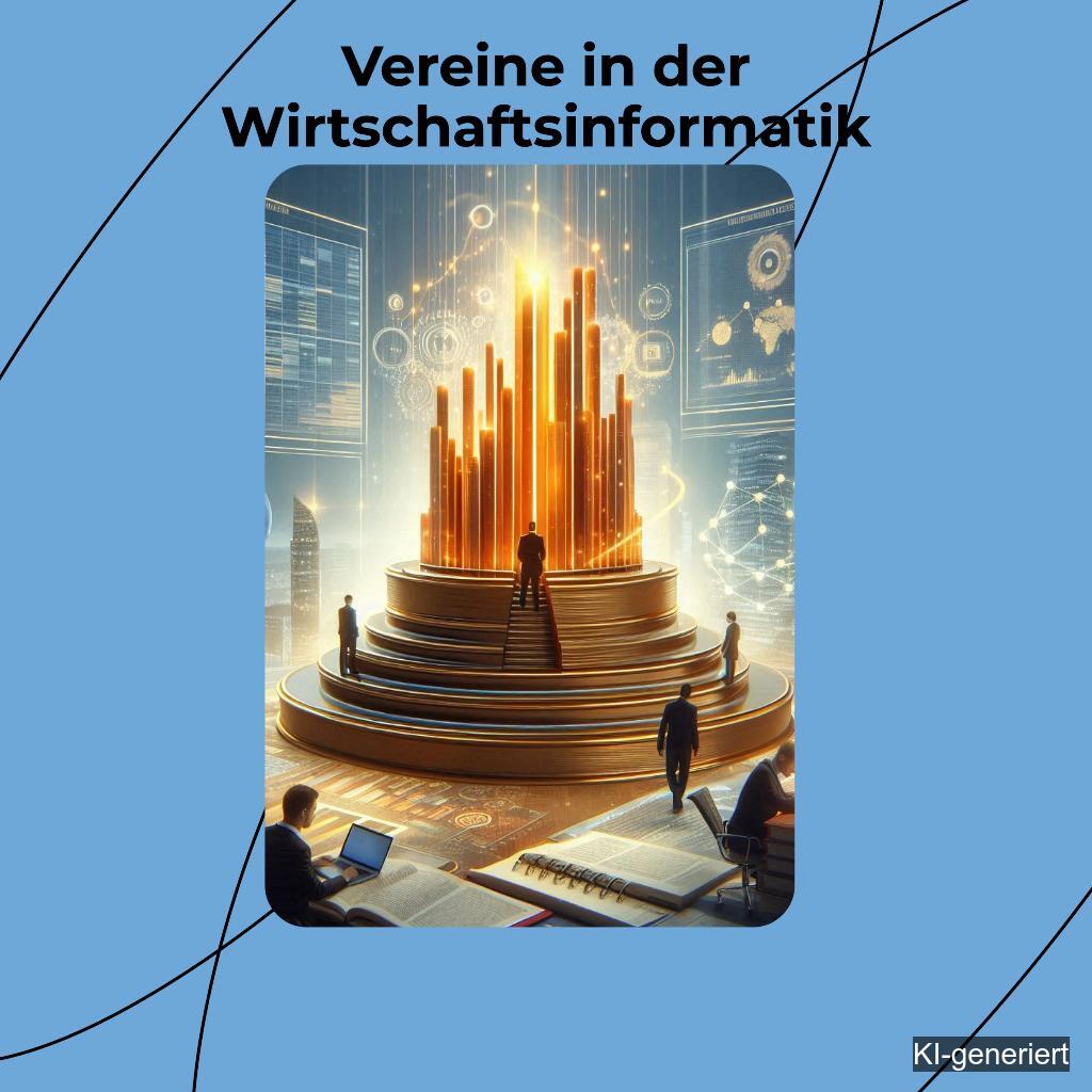 Vereine in der Wirtschaftsinformatik (KI-generiert)